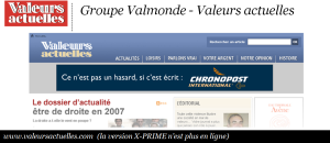 Groupe Valmonde - Valeurs Actuelles
